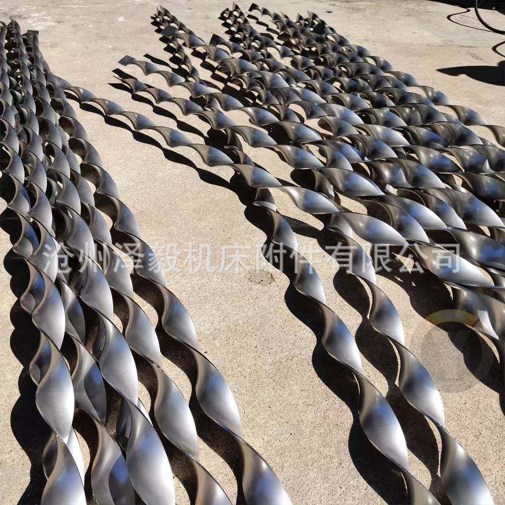 燃气炉阻热扰流片 通风除尘导流片麻花形叶片 扭姣不锈钢螺旋叶片