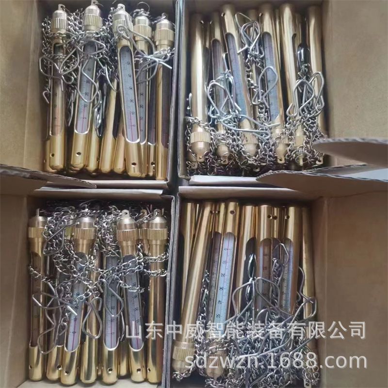 矿用铜管温度计 煤矿井下金属套温度测量计 WDJ60铜管温度计
