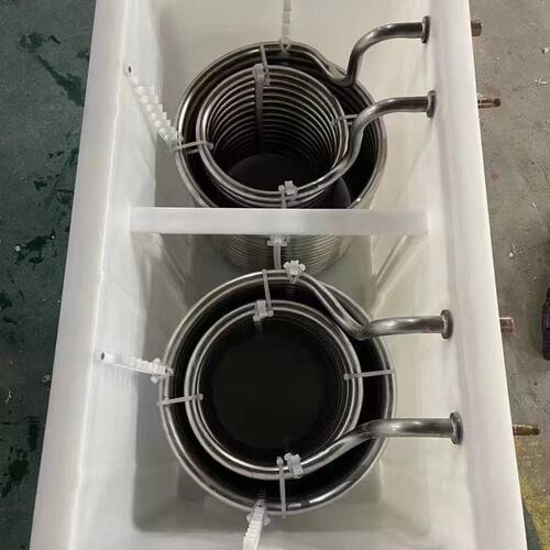 全新工业冷水机专用塑料水箱不锈钢盘管蒸发器2P3P5P10P15P20P30P