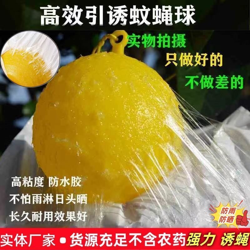 夏天室内粘飞虫球水果店超市粘虫球粘虫子小飞虫诱捕器厨房家用