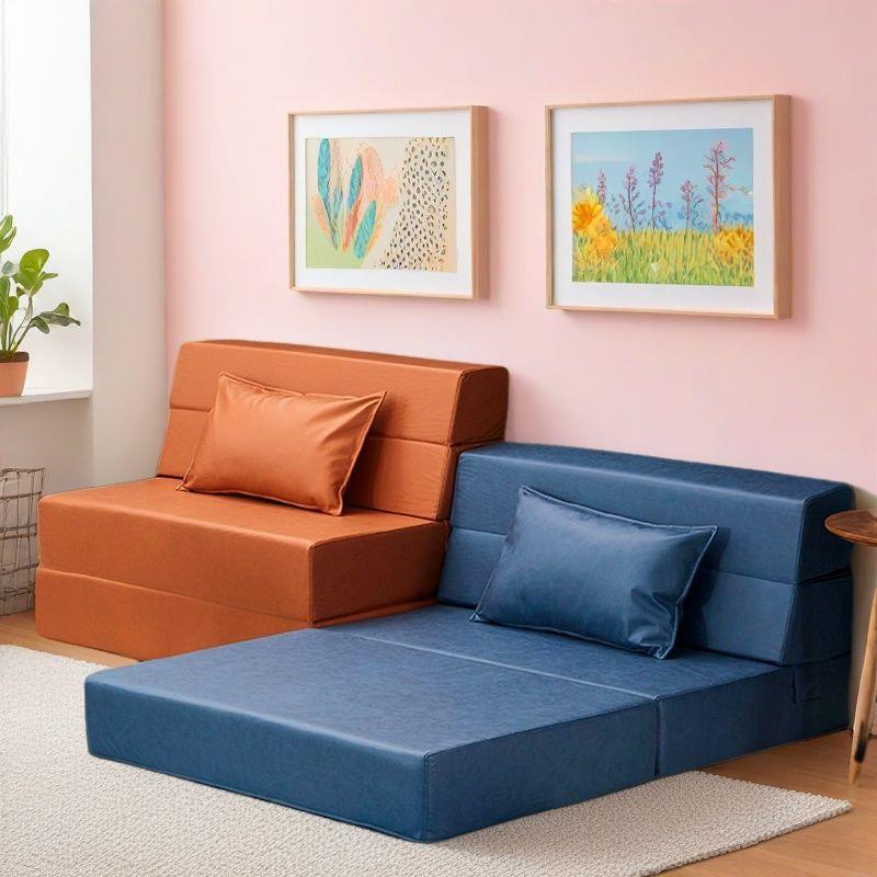 高密度折叠海绵床垫午休打地铺睡垫科技布办公室座垫榻榻米垫定制