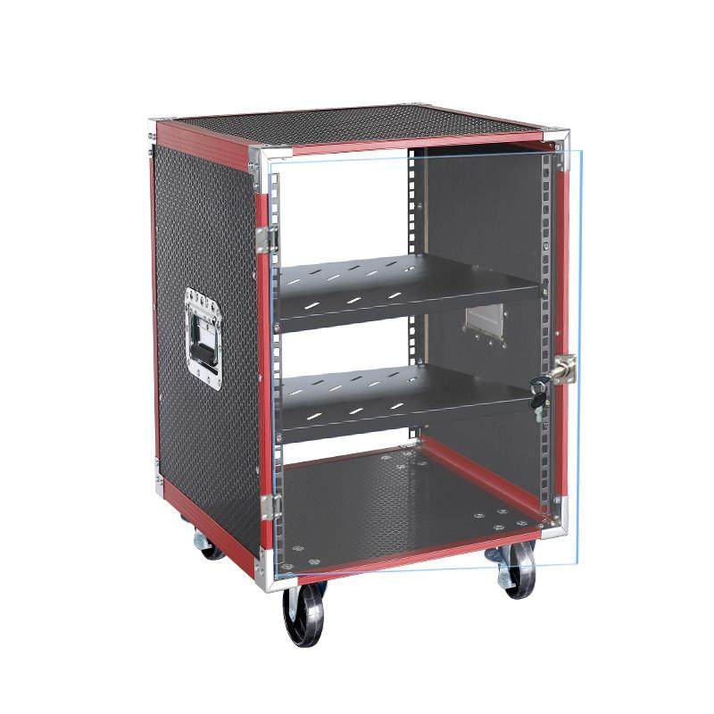 16U功放机柜家用10U航空箱音响设备机箱户外移动音响12U设备机架