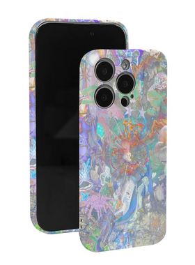 梦幻闪耀天使复古银色酷菲林全包手机壳适用苹果16nova12华为p70mate60小米14opporen12ovivo荣耀200iPhone15