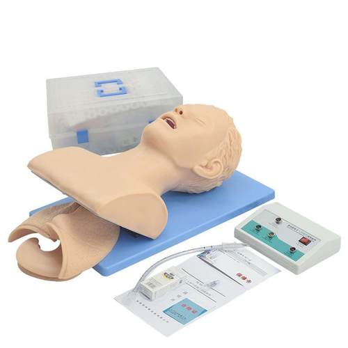 电子人体气管插管训练模型，成人气管插管操作模型