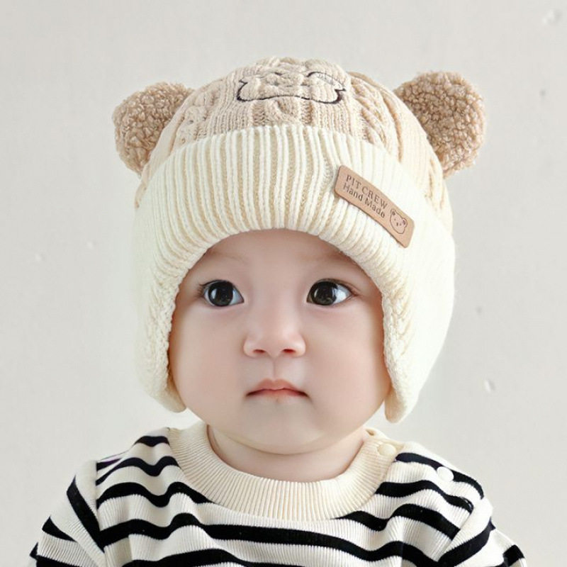 一岁婴儿帽子秋冬季新生儿男宝宝护耳毛线帽秋冬款保暖女童针织帽,服饰配件/皮带/帽子/围巾,帽子,淘宝优惠券,粉丝福利购,淘宝优惠卷