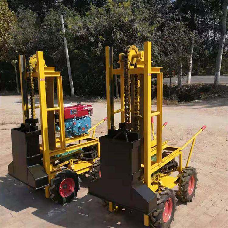 柴油自行式打夯机使用方便土地打夯机柴油电动多型号可咨询选购