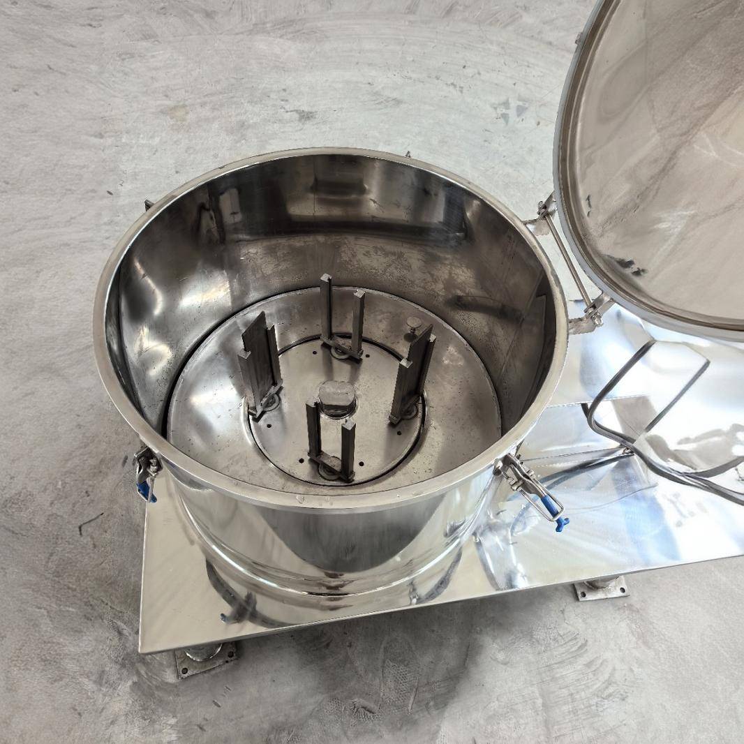 3D打印双面热风干燥离心机甩干机全自动可定点停机脱水机变频