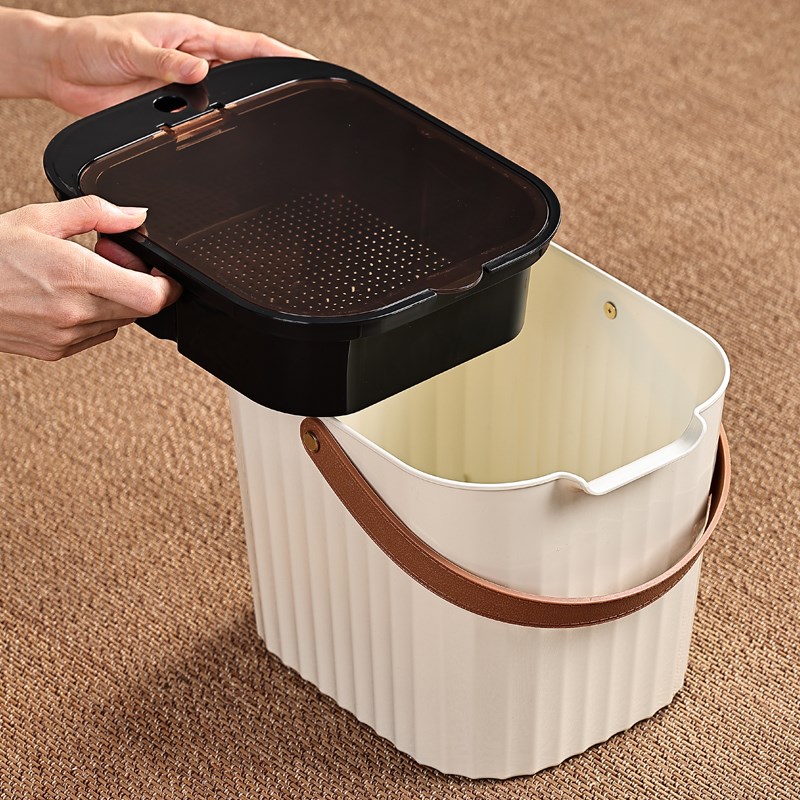 茶水桶茶具配件排水管家用干湿分离室内废水桶茶渣桶垃圾桶接水桶