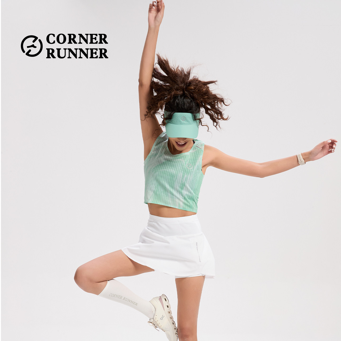 CornerRunner 20g马拉松跑步背心凉感速干越野跑短款无痕压胶上衣