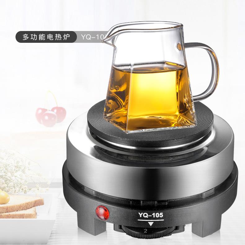 YQ105电热炉电炉茶壶组合煮茶器小电炉迷你电炉咖啡炉500W烧杯炉