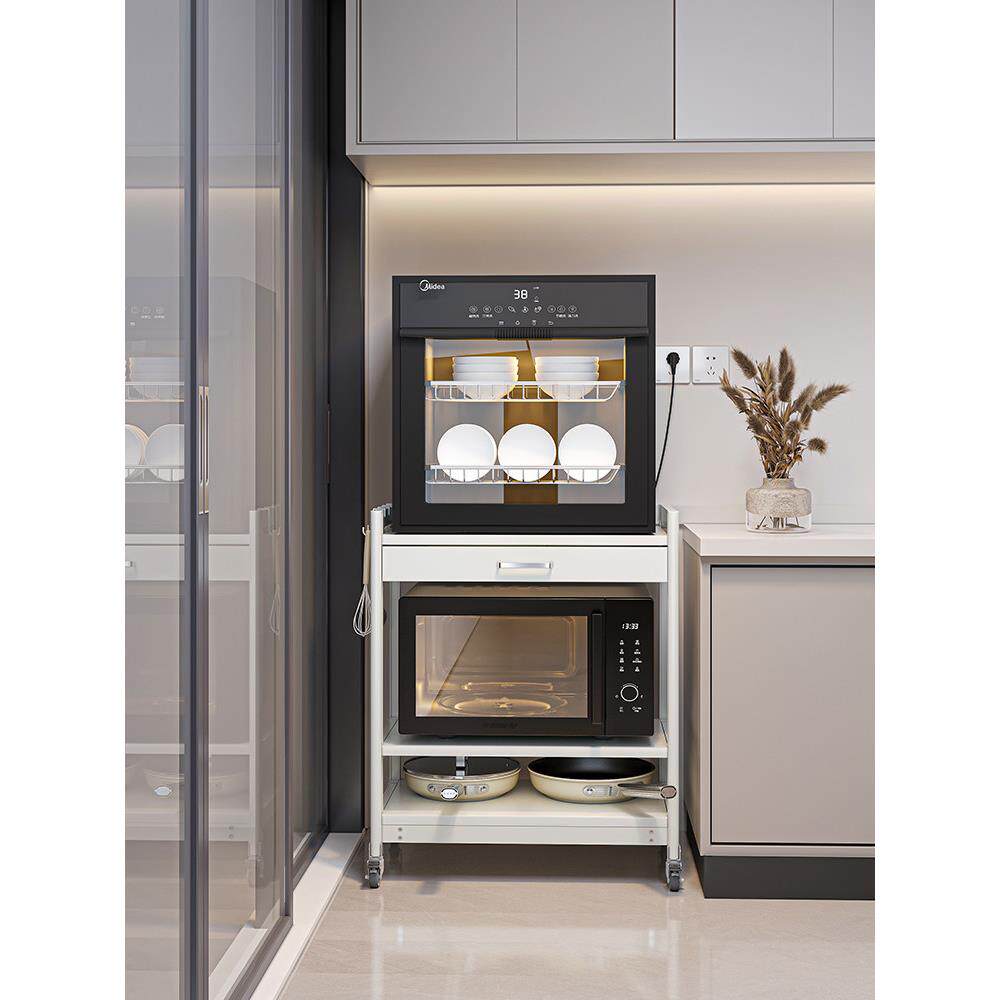 厨房微波储物架大尺寸烤箱架多用途洗碗机储物架落地多层支架