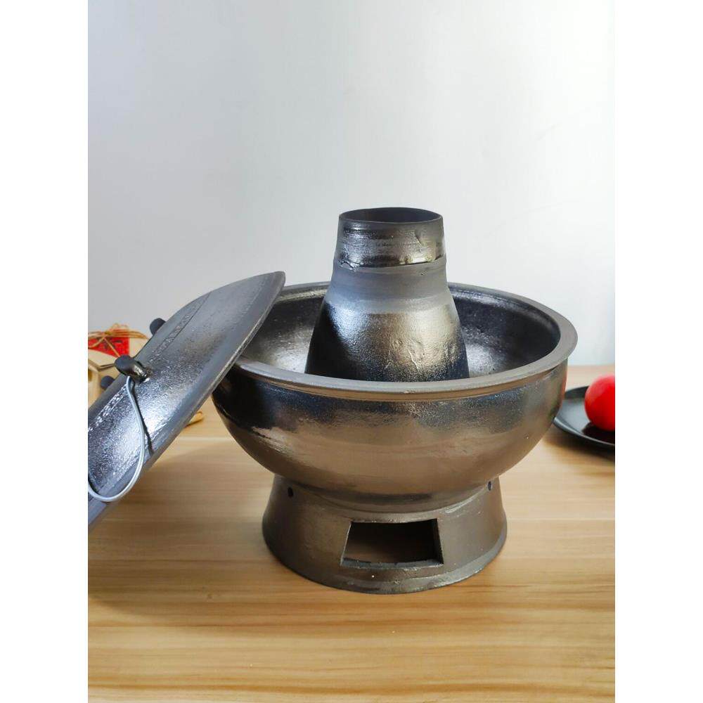 古州泥匠砂锅传统木炭砂火锅老北京家用涮羊肉纯手工暖锅土火锅