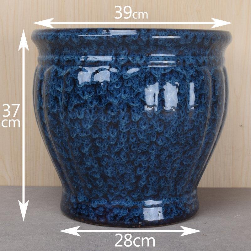 发财树花盆陶瓷创意大号清仓特大号种树个性客厅落地大口径花缸高