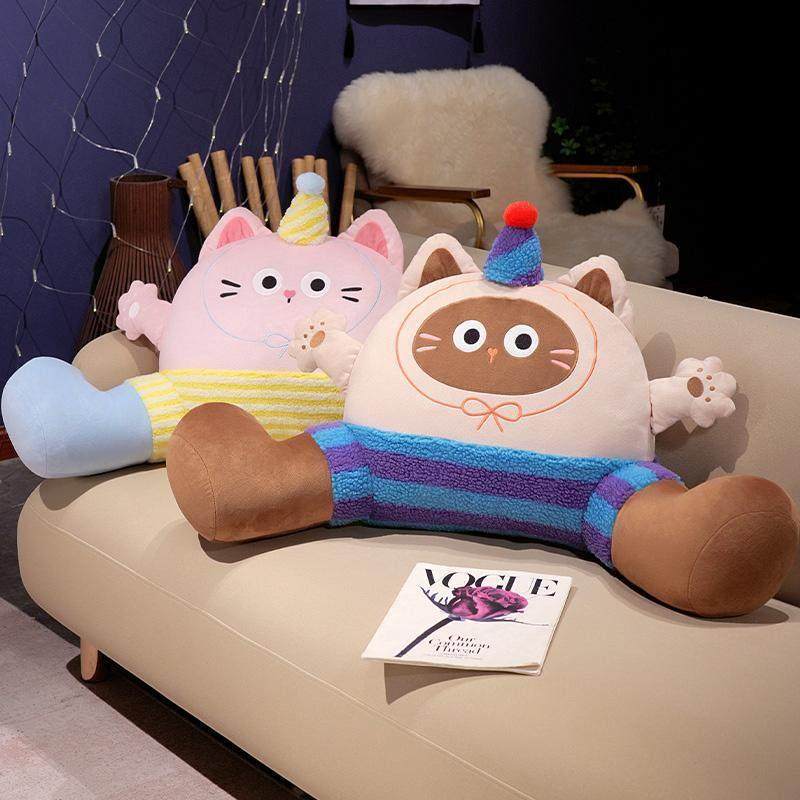 怪兽靠枕沙发护腰靠垫床头软包大靠背枕头午睡久坐ins抱枕可拆洗,居家布艺,靠垫/抱枕,淘宝优惠券,粉丝福利购,淘宝优惠卷