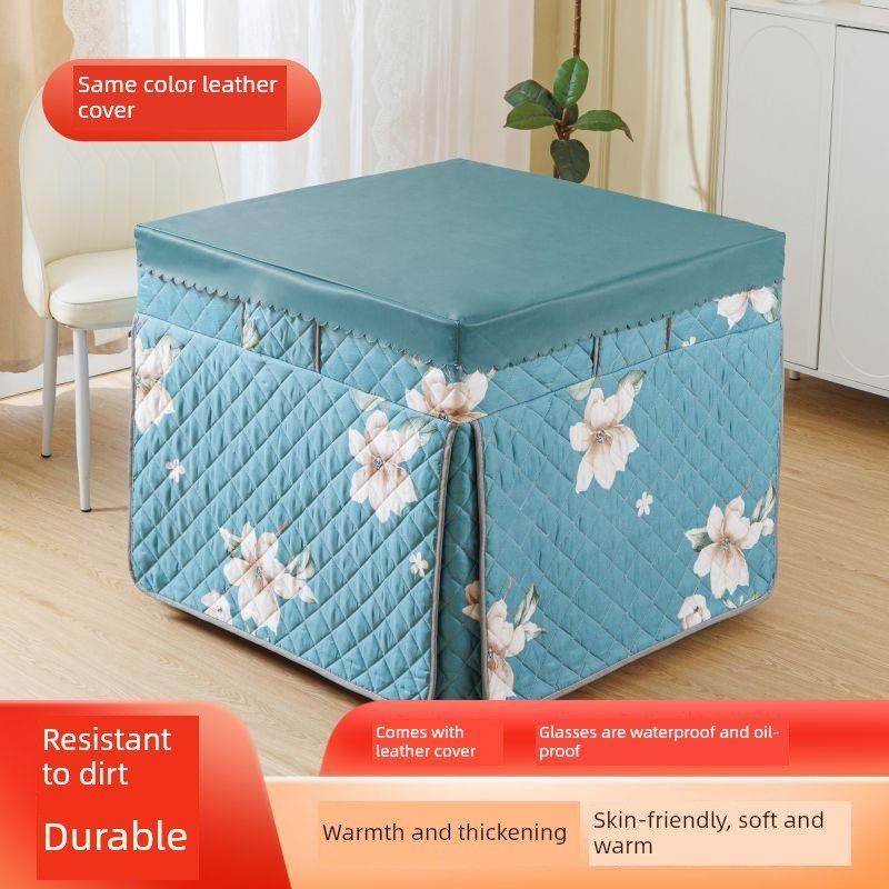 烤火桌布冬季烤火桌子罩套烤火罩罩正方形电暖炉罩烤火被加绒加厚,居家布艺,烤火罩,淘宝优惠券,粉丝福利购,淘宝优惠卷