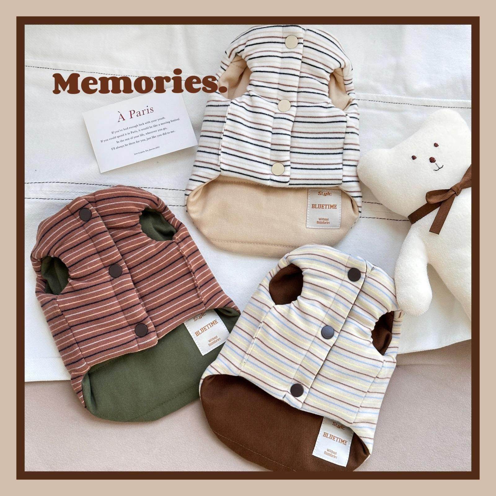 丹麦记忆～宠物衣服秋冬加厚泰迪冬装棉服马甲柯基腊肠狗猫衣服