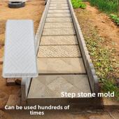 庭院花池围栏水泥模具菜园铺装 台阶地砖装 饰模型庭院改造DIY磨具