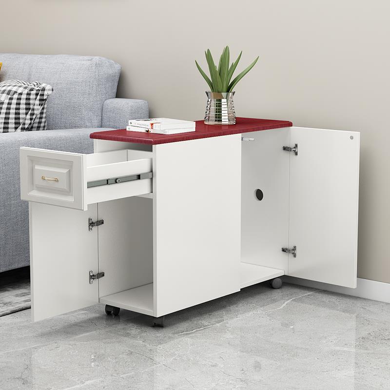 欧式沙发边柜侧边柜客厅扶手柜缝隙柜边几可移动小茶桌美甲桌角几