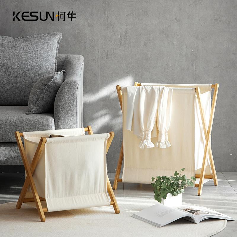 脏衣篮可折叠脏衣篓日系ins网红棉麻洗衣篮卧室家用脏衣服收纳筐