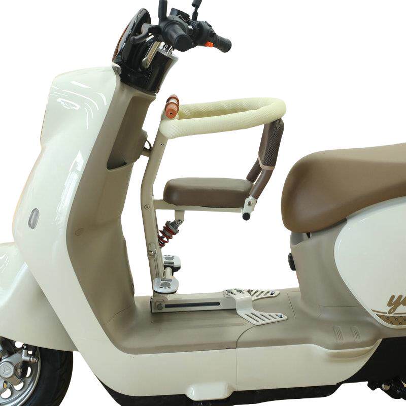 电动车儿童座椅前置滑板车电动车婴儿宝宝安全座椅减震靠背可折叠