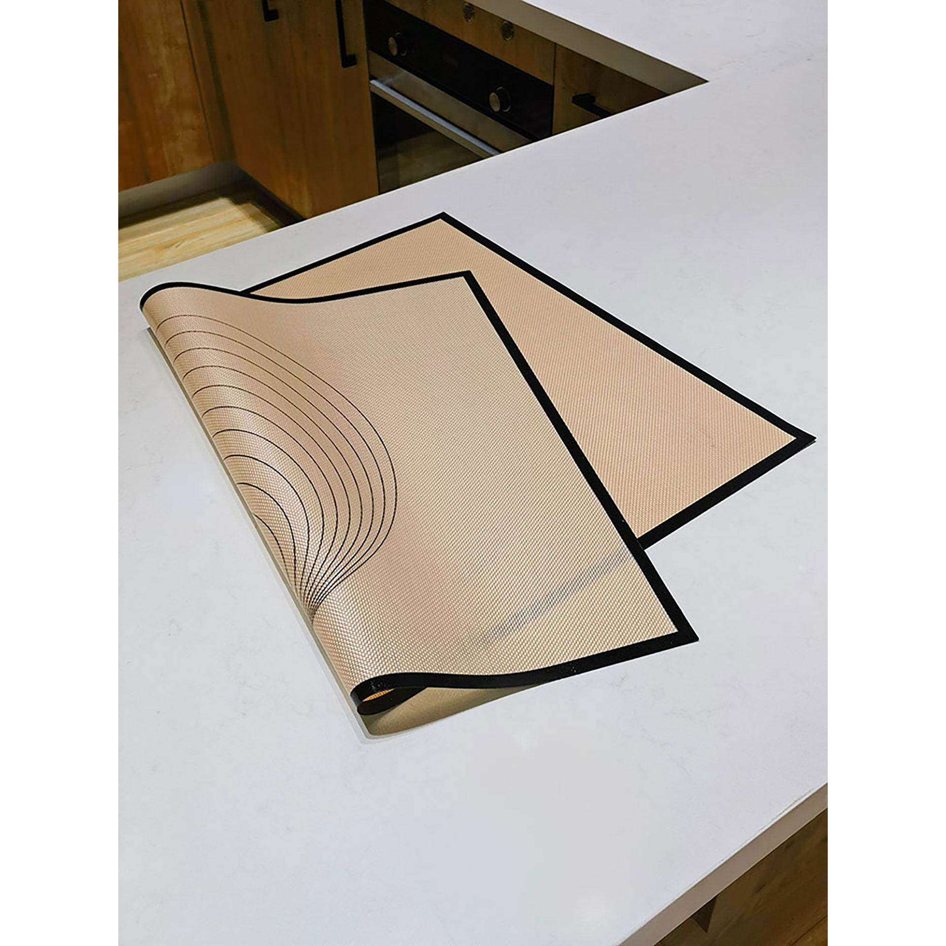 出口食品级硅胶揉面垫大号擀面垫烘焙垫耐高温防滑不粘不移桌垫子