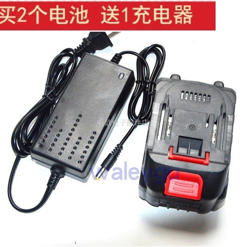 适用关心 20V21V洗车机水枪水泵 40V高压洗车冲洗枪 锂电池充电器