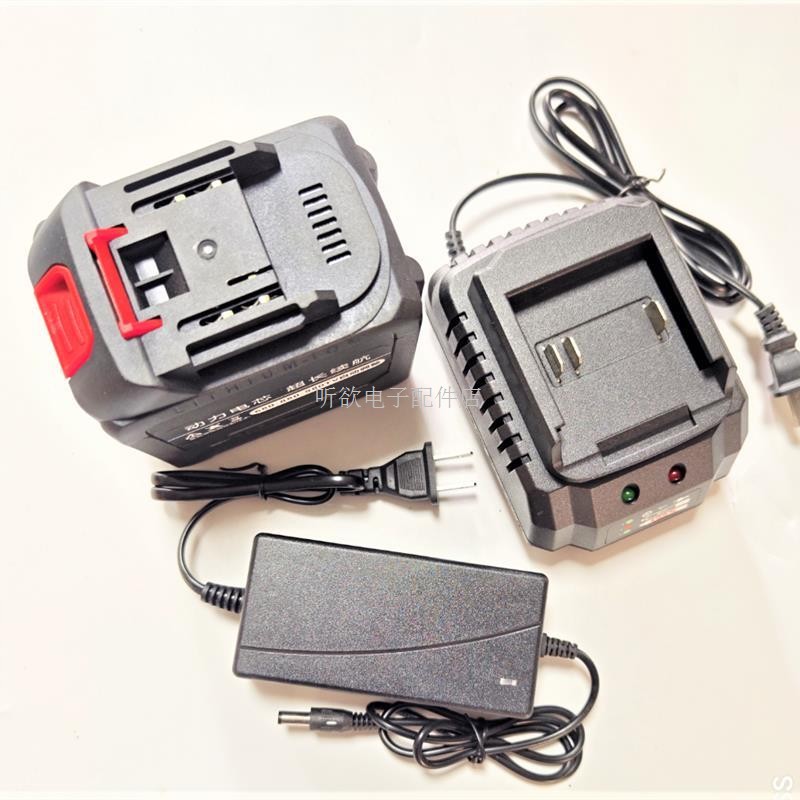 适用冠仕98V258VF168V228V锂电池 无刷冲击扳手电链锯角磨机 充电