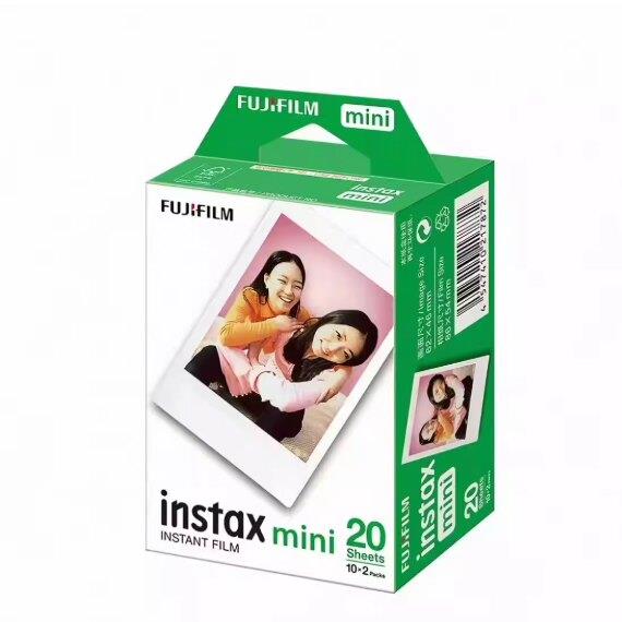 富士拍立得相纸mini12寸白边照片纸10张装拍立得胶片