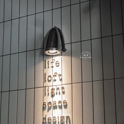 轴年ROLLING TIME 原创工业风铝壁灯 覆古客厅户外走廊招牌墙射灯