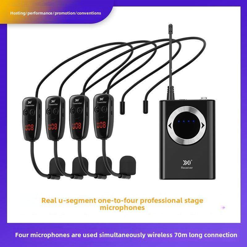 潮步无线头戴式麦克风一拖四多人舞台音响演唱小蜜蜂扩音器耳麦,影音电器,麦克风/话筒,淘宝优惠券,粉丝福利购,淘宝优惠卷