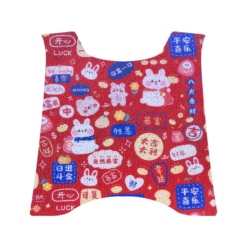 适用于三阳Tini110脚垫防水防滑摩托车踏板垫电动车脚踩垫脚踏皮