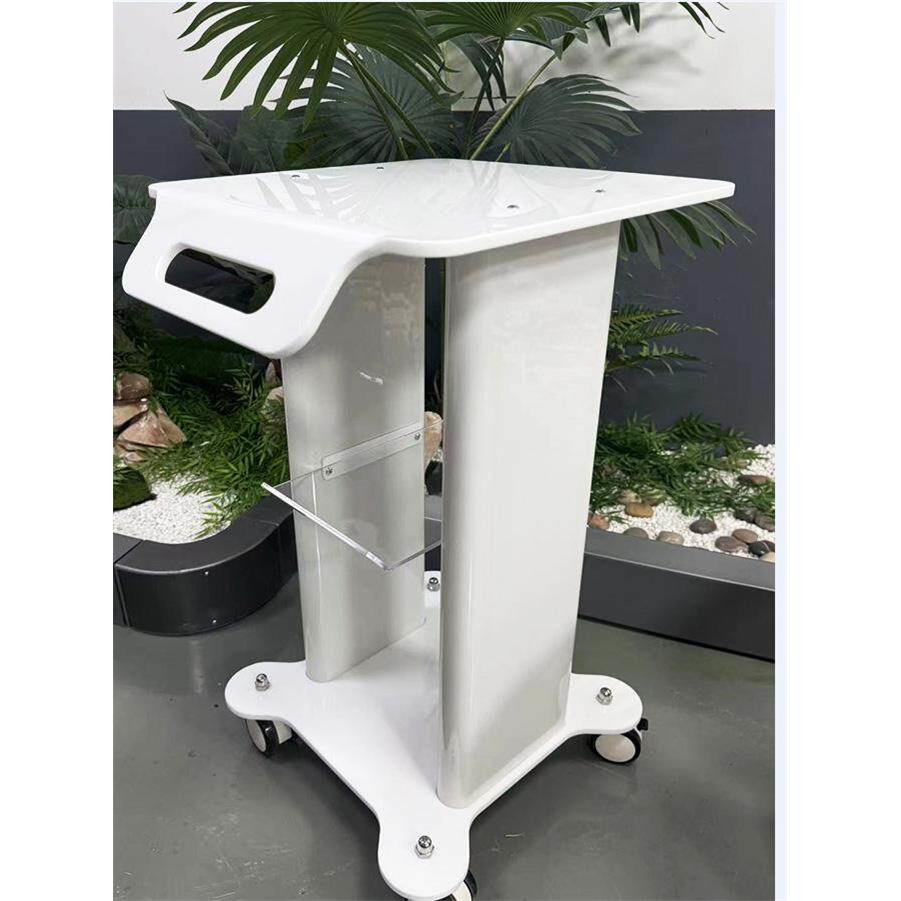 美容院高底仪器推车亚克力储物架小气泡皮肤管理机货架基础推车