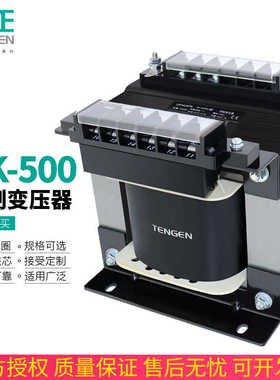 TENN天正BK-500VA单相控制隔离变压器380V变220V 36 24 12V全铜