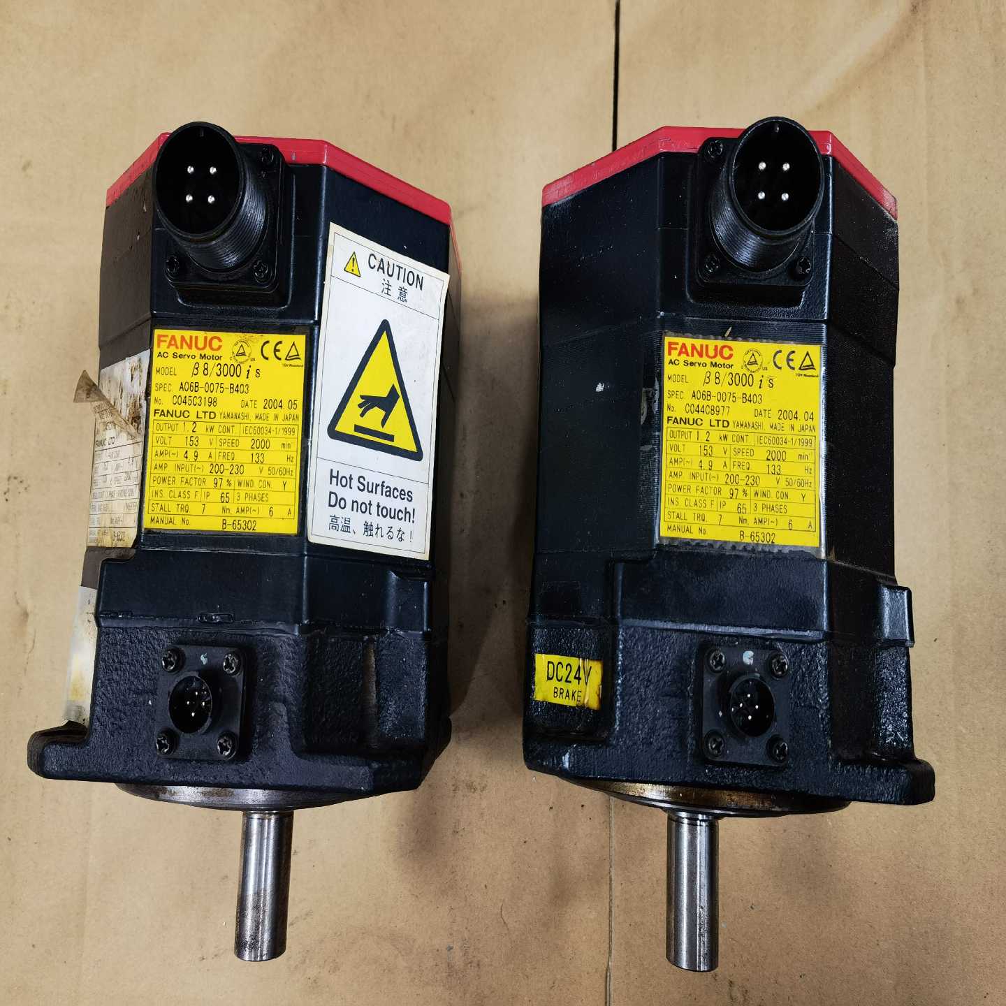 A06B-0075-B403，带抱闸电机，不含编码器~询价