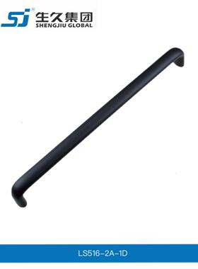 生久柜锁 LS516-2A-1D黑色铝合金拉手 门扣手 门把手 门锁铰链