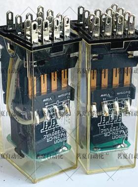 原装 欧姆*小型继电器 MY4ZN-CR MY4N-CR 200220VAC 现货全新