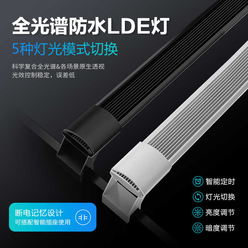 莱易欧2025新款2代超白玻璃底滤背部溢流客厅溪流缸雷龙鱼缸