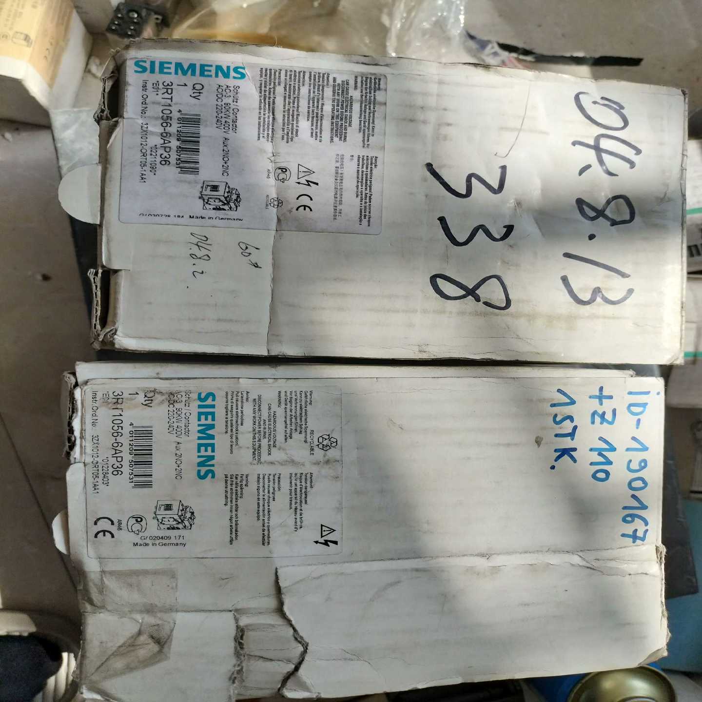 接触器3RT1056-6AP36 库存样子如图包装~询价
