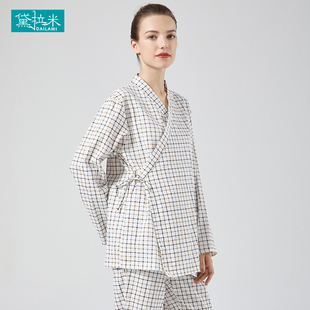 纯棉病号服女系带易穿脱病人睡衣分体套装 男医院患者护理服套装