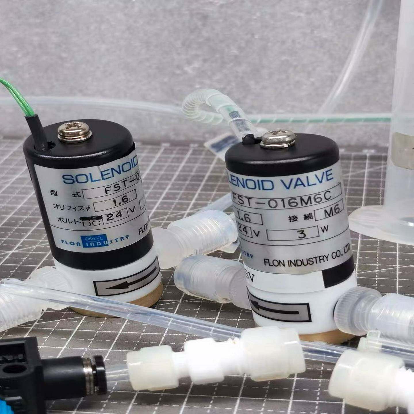 (询价)氟利昂工业PTFE二通母电磁阀 FST-016M6C DC2