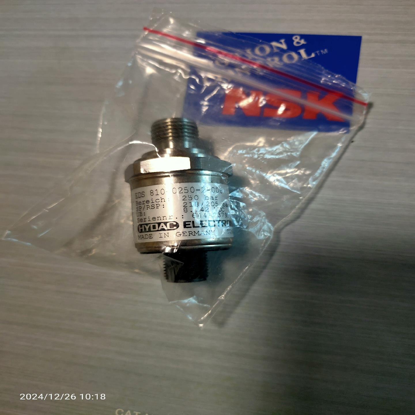 EDS810-0250-2-006 HYDAC贺德克压力传感【南风商行】