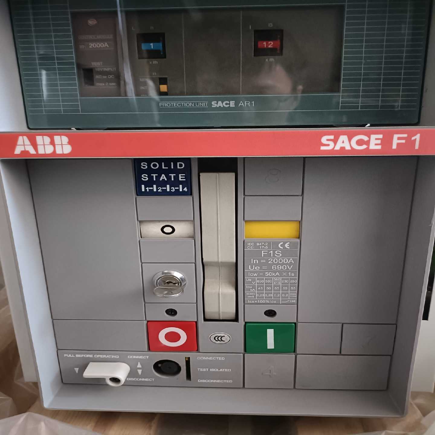 ABB库存F1S2000 框架断路器 没有盖子有底座~询价