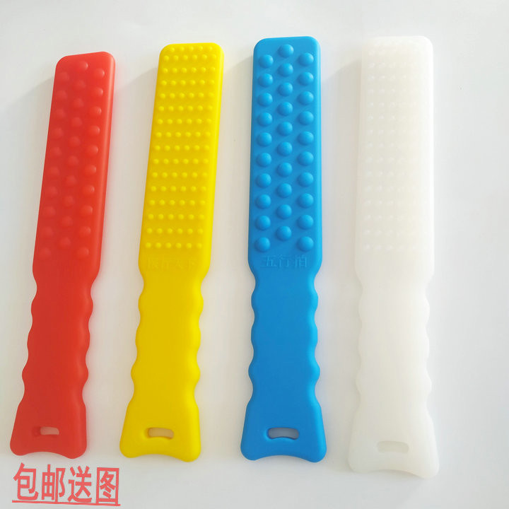 正经络拍养生拍敲打捶背硅胶拍按摩器拍痧板健身拍打棒包邮