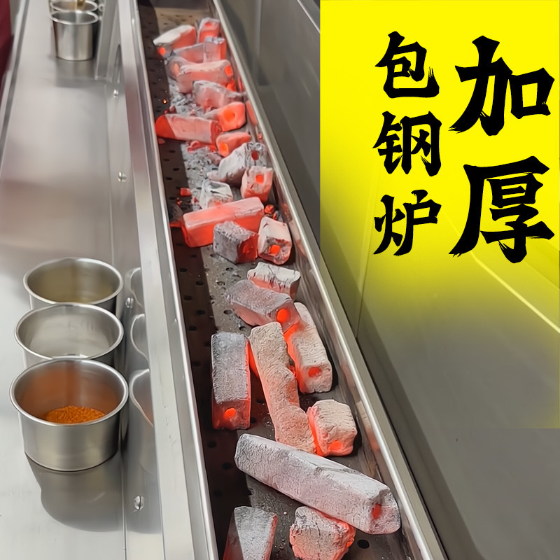 烧烤炉户外烟烧烤架木炭隔热加厚摆摊包钢用烤串炉定制不锈钢