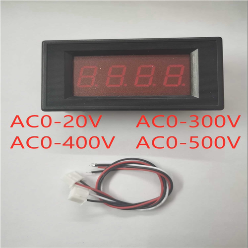 VHHD三位半数显表头5V供电交流电压表5135A数字面板表AC20VAC50
