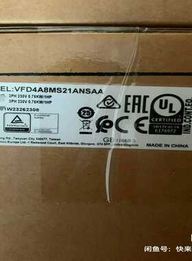 VFD4A8MS21ANSAA 台达变频器，，支~询价