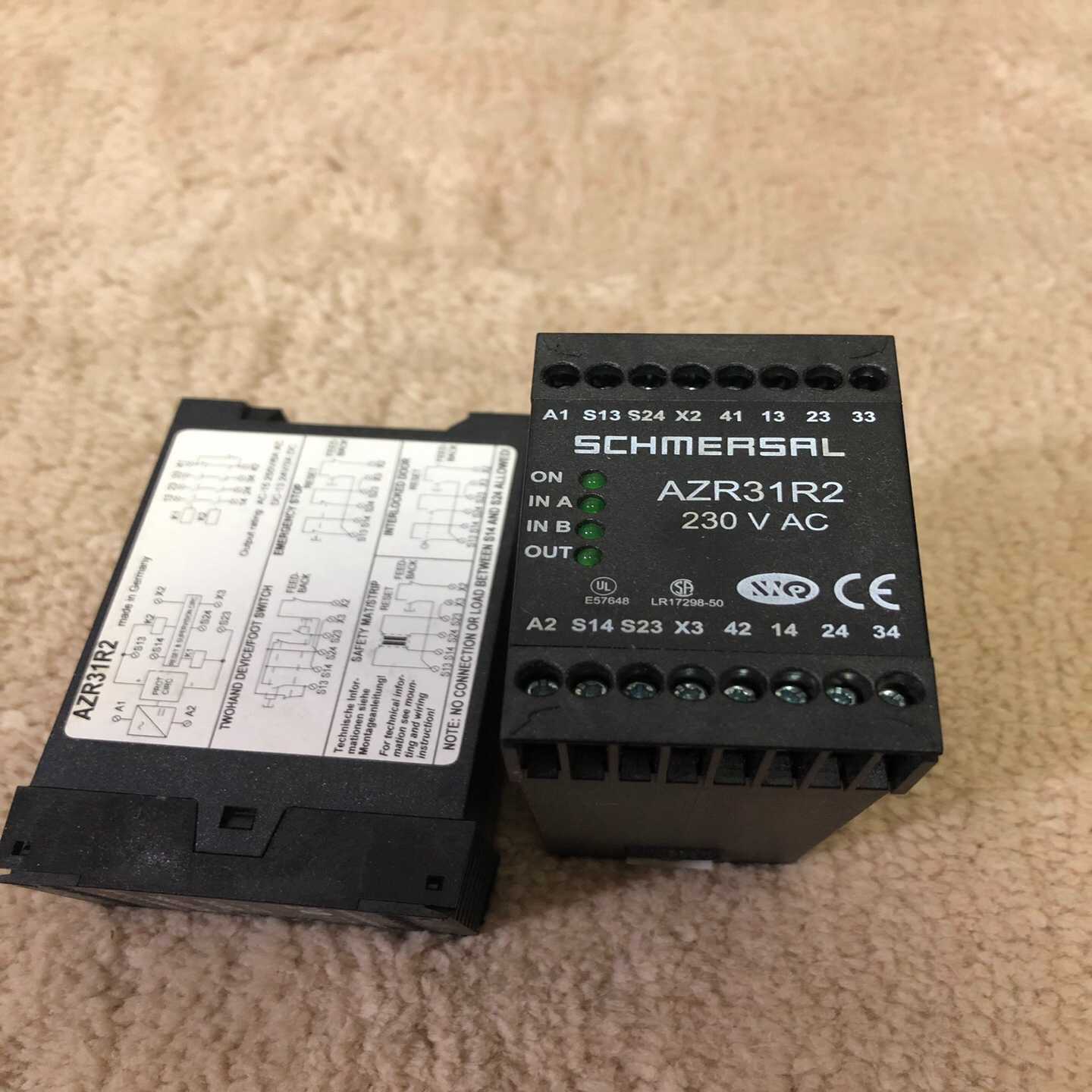 施迈赛SCHMERSAL 安全继电器AZR31R2 230V【落红设备】