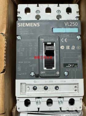 西门子断路器VL250 3P 200A 全新原装3VL372【询价】