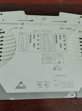 魏德米勒隔离器WTS4 PT100/3 843215可设置型~询价