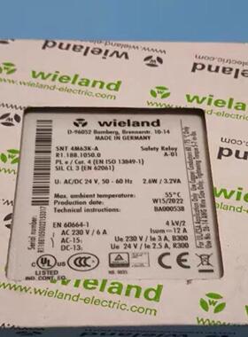 wieland威琅SNT4M63K-A控制器R1.询价